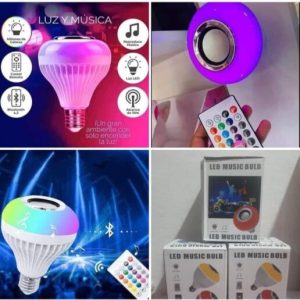 Foco bluetooth parlante