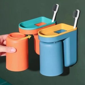 Porta cepillo con vaso