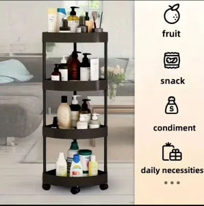 Organizador triangular de 4 pisos