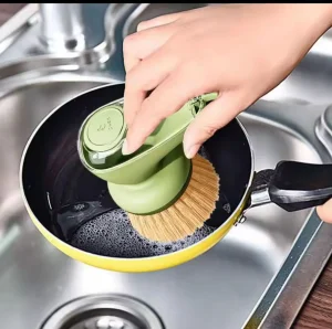 Escobilla con dispensador elegante