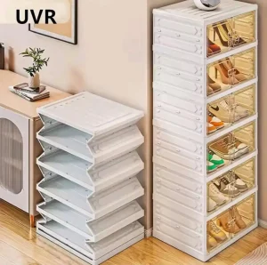 Zapatera Acrílica Doble de 12 Pares